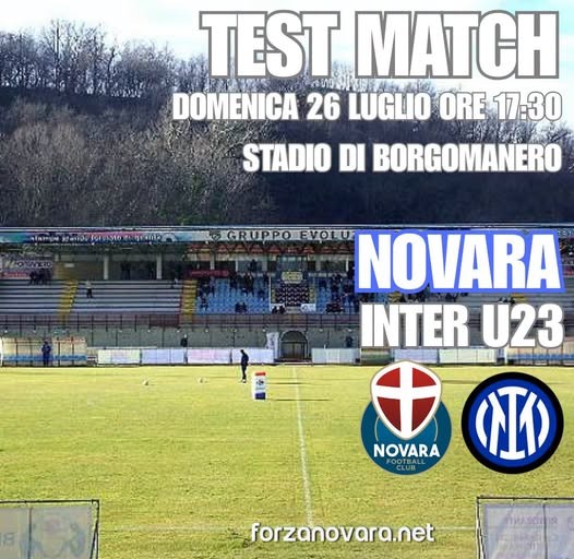 Domenica a Borgomanero: Novara-InterU23