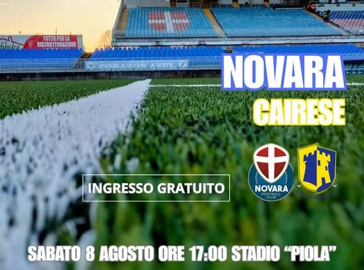 Sabato al Piola Novara-Cairese