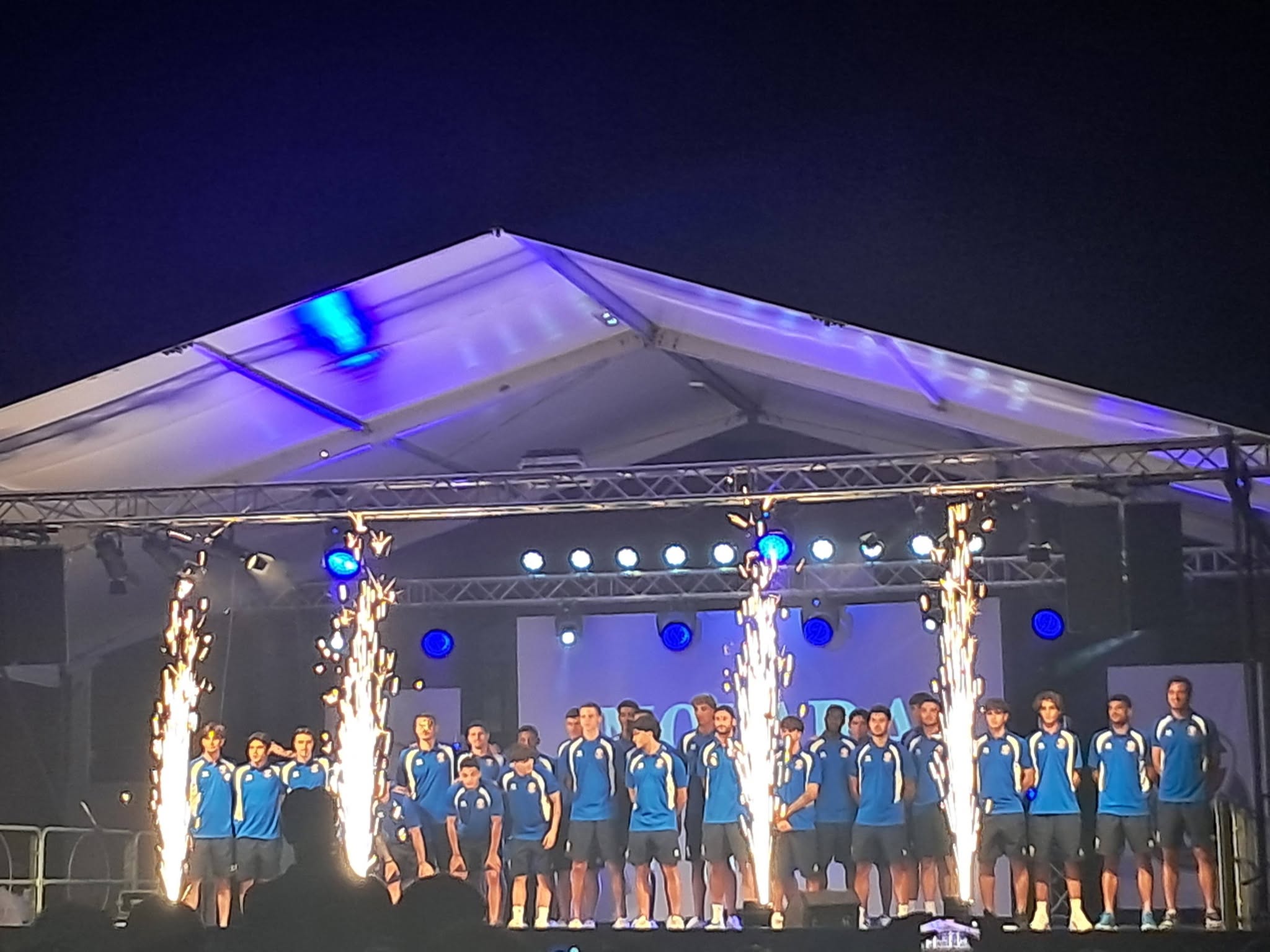 Grande entusiasmo alla presentazione azzurra